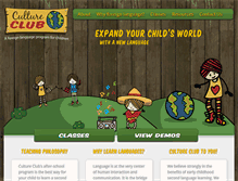 Tablet Screenshot of cultureclubkids.com